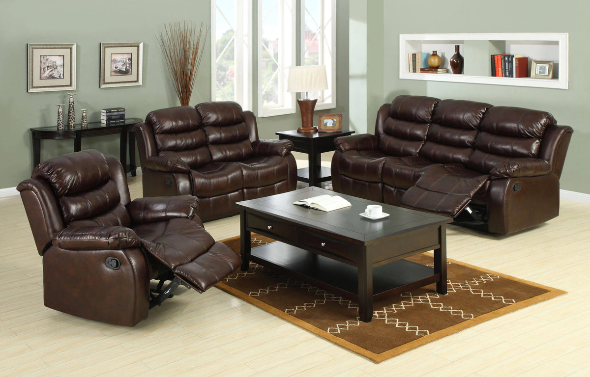 Rustic Brown Recliner R14086