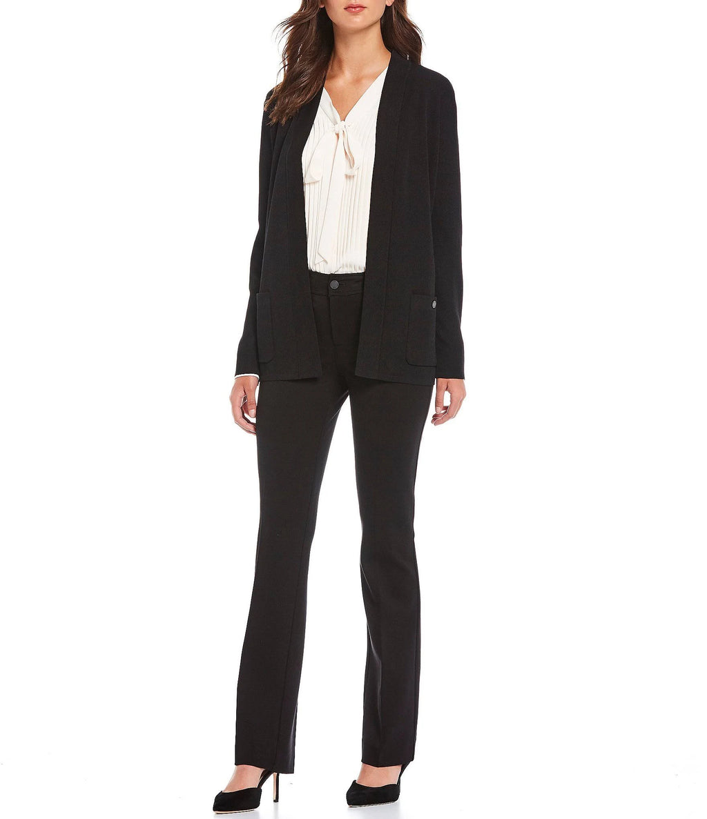 Black Open Front Cardigan S656697