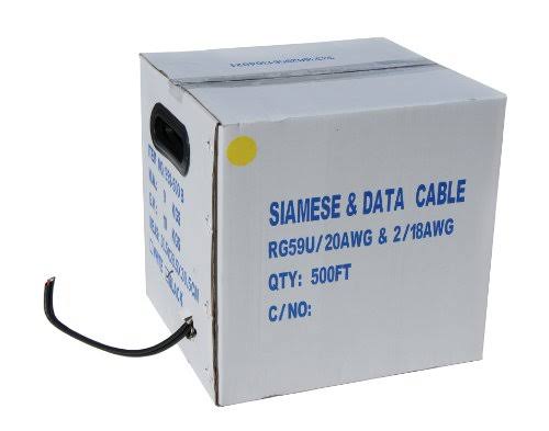 Bulk Cable Black 499 ft E135