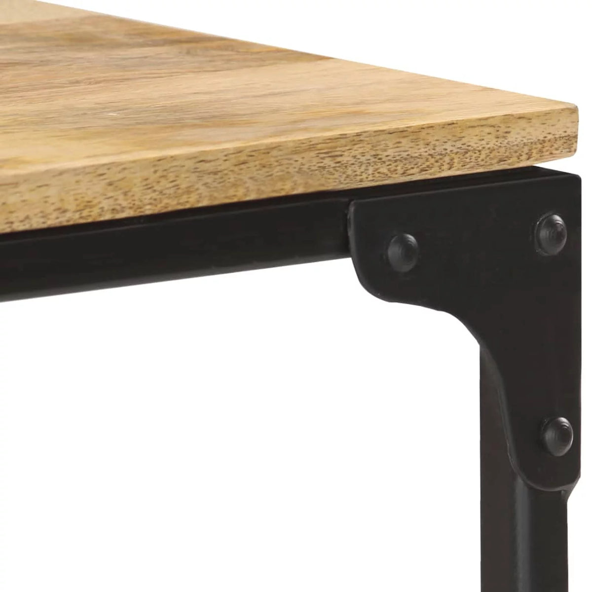 43.3"x11.8"x29.5" Solid Mango Wood Console Table Y8806