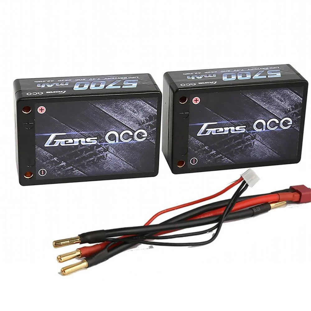 5700mAh 7.4V 50C 2S3P Hardcase Lipo Battery Pack O935881