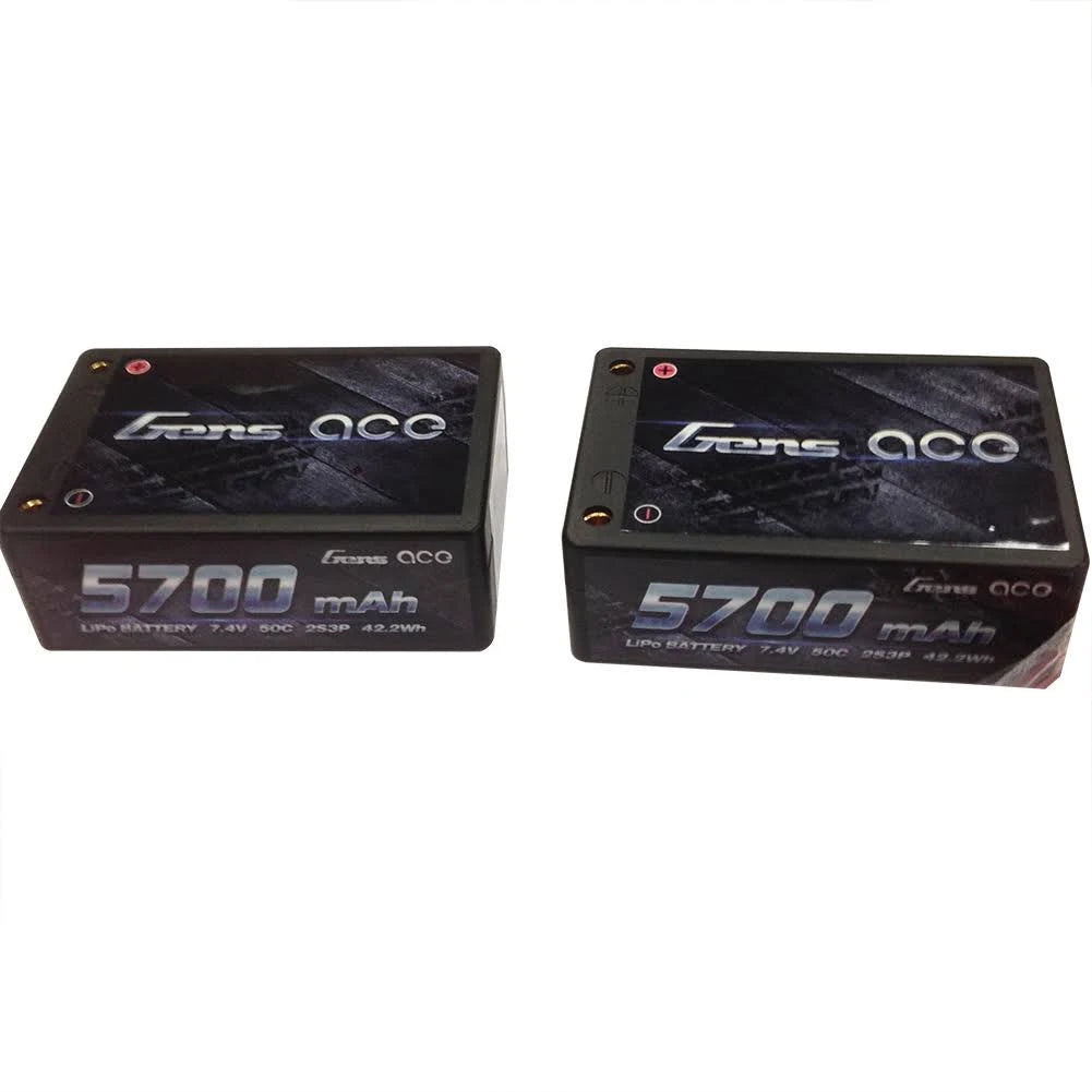 5700mAh 7.4V 50C 2S3P Hardcase Lipo Battery Pack O935881