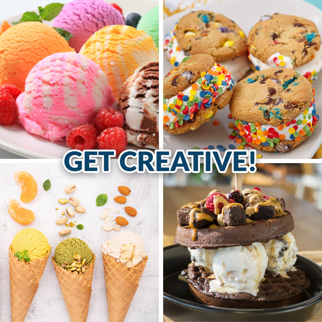 4-Quart Swirl Cone Ice Cream Maker M88596