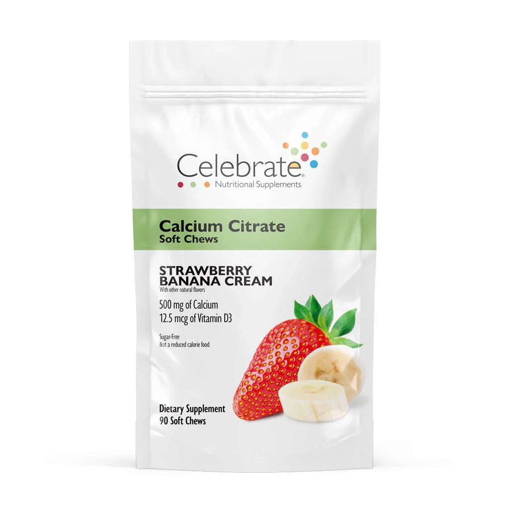 Calcium Citrate Soft Chews 500mg Vitamin D3 90 Count U87472