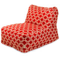 Red Links Chair Lounger Bean Bag 36 in L x 27 in W x 24 in H F46272