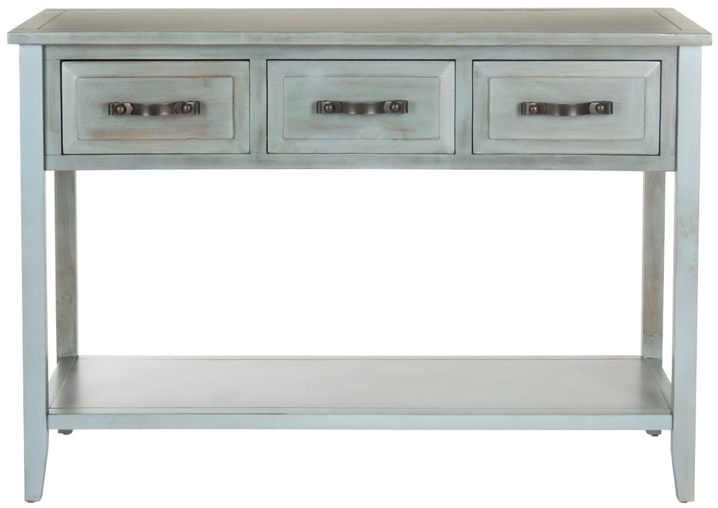 Rustic Console Table with 3 Drawers W423