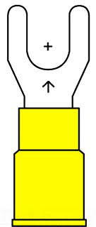Vinyl Insulated Fork, 22-18 AWG X48630