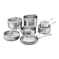 12 Pc Stainless Steel Cookware Set I7558