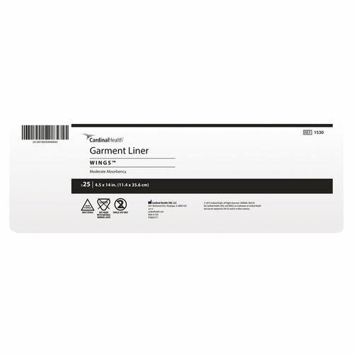 Moderate Absorbency Incontinence Liner, 12 x 21 inch; Case of 144 G172761