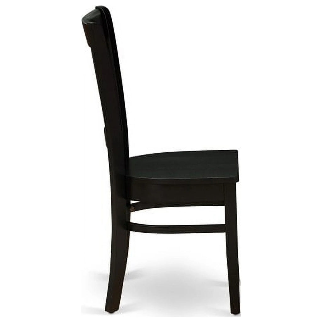 Black Wood Dining Chairs Set of 2 X229