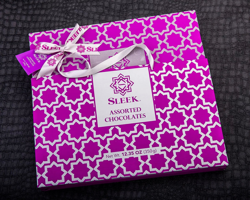 Assorted Chocolate Purple Velvet Gift Box 350g U53170