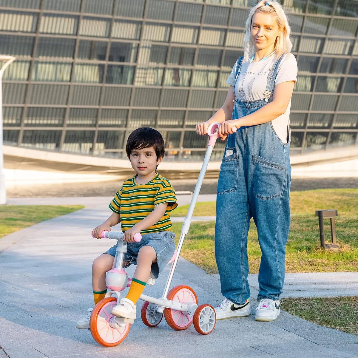7 in 1 Toddler Tricycle with Removable Pedals L702717