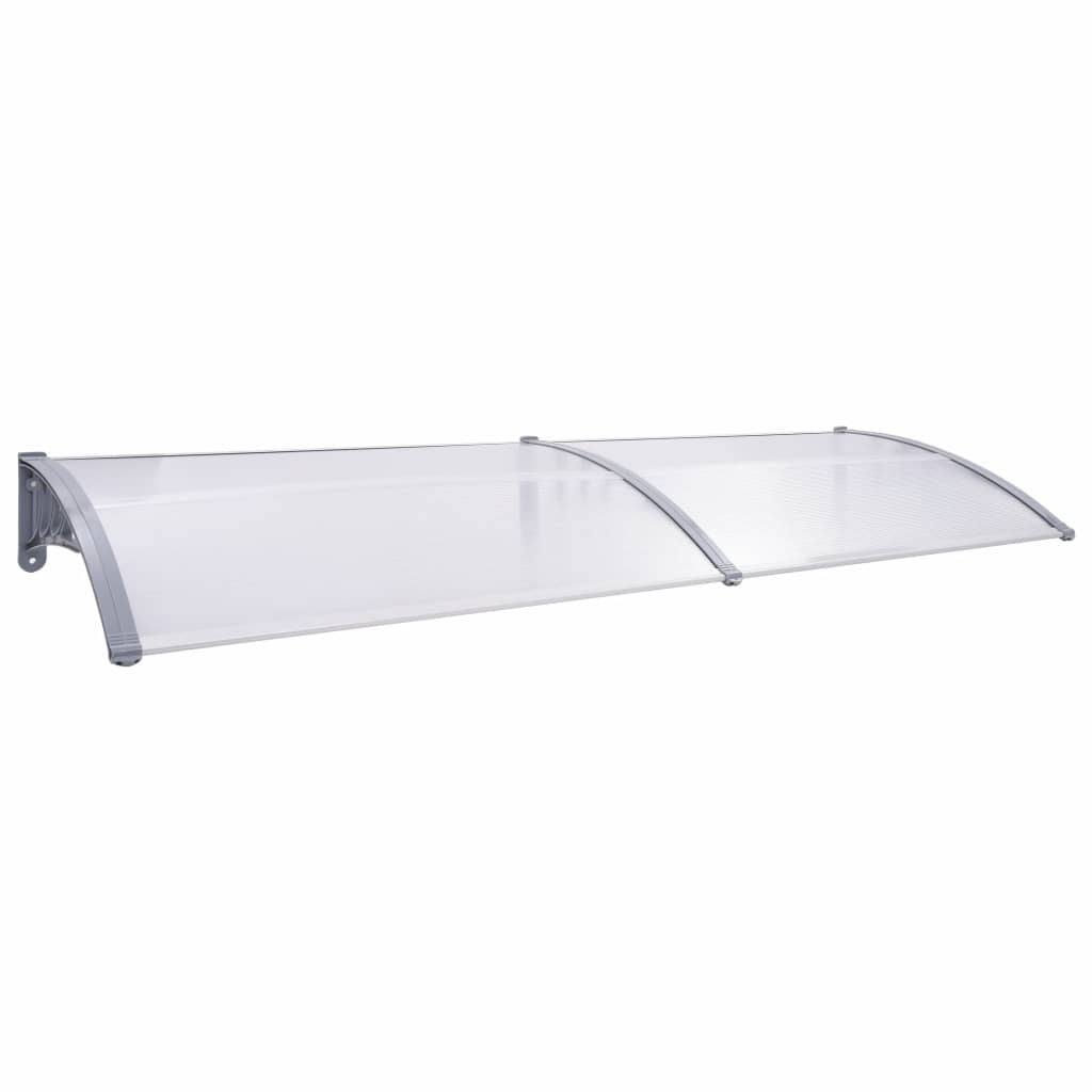 Gray Transparent Door Canopy U4031