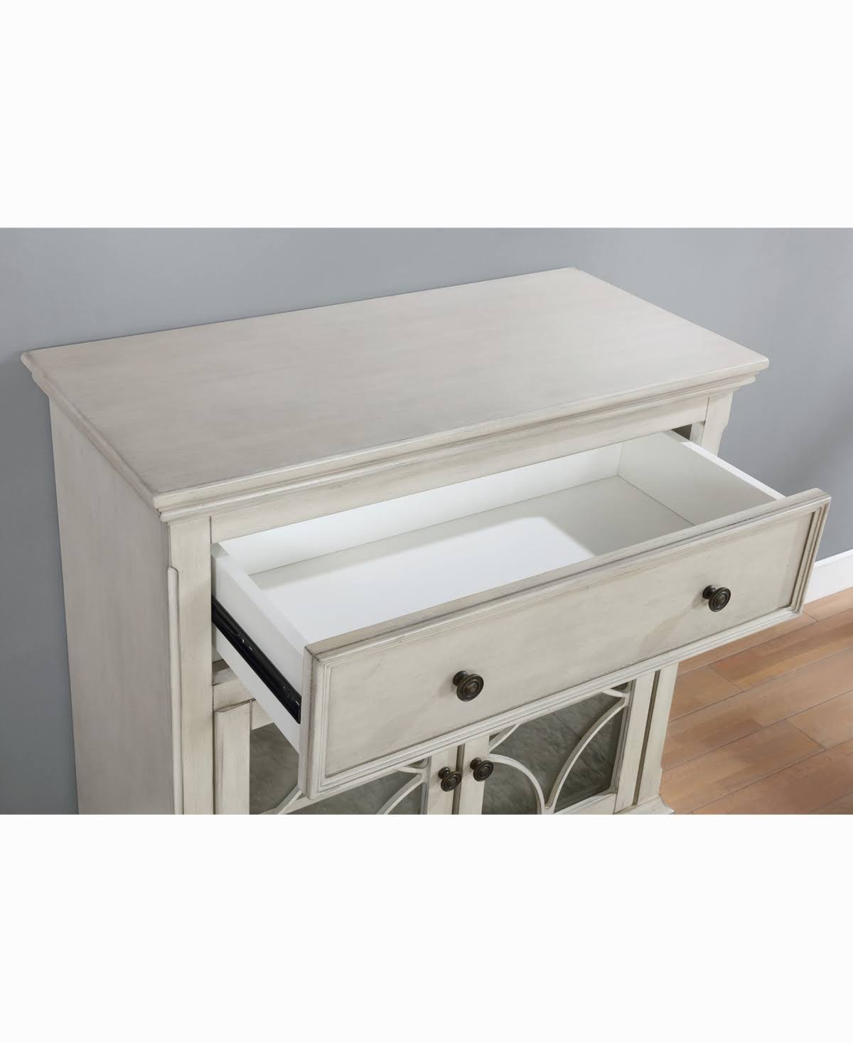 Light Brown 1-Drawer Hallway Cabinet K5050