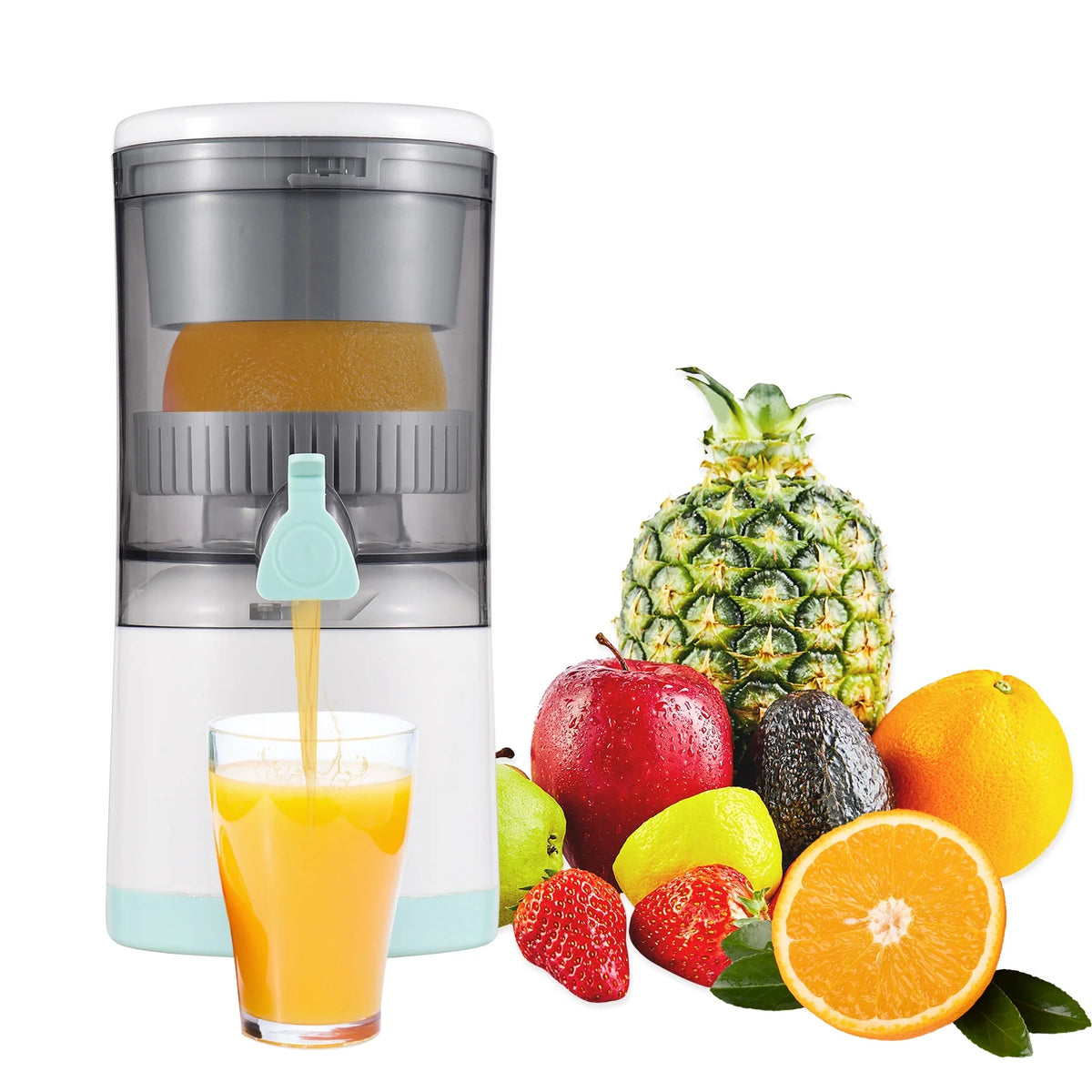 Electric Orange Juice Squeezer Portable Citrus Juicer USB Powered Detachable Washable X2390