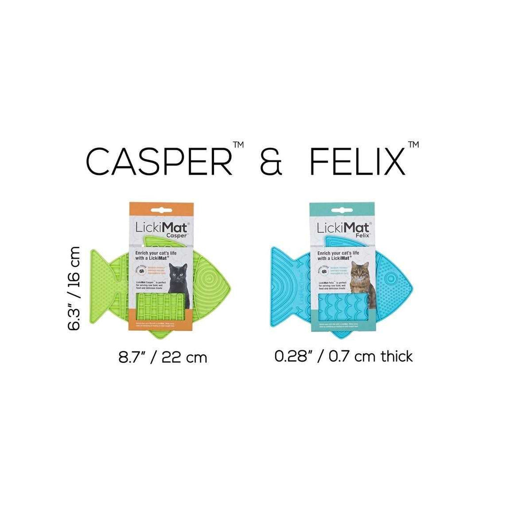 Fish-Shaped Cat Slow Feeders Lick Mat S646