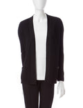 Black Open Front Cardigan S656697