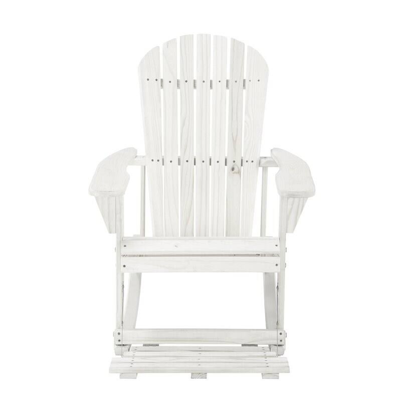 Walnut 3 Piece Patio Adirondack Rocker Set A670