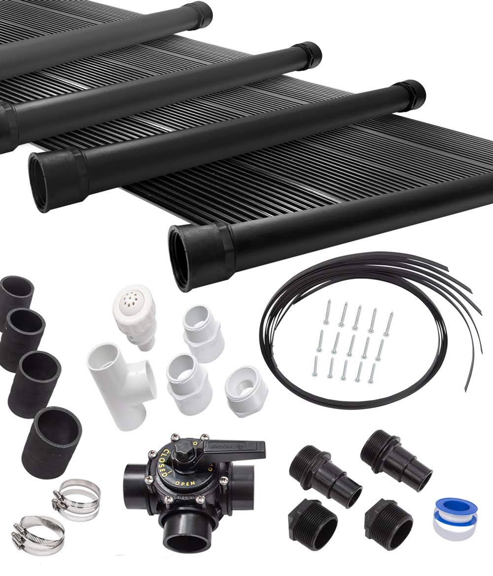 Solar Swimming Pool Heater Complete System with Roof Kits V54990